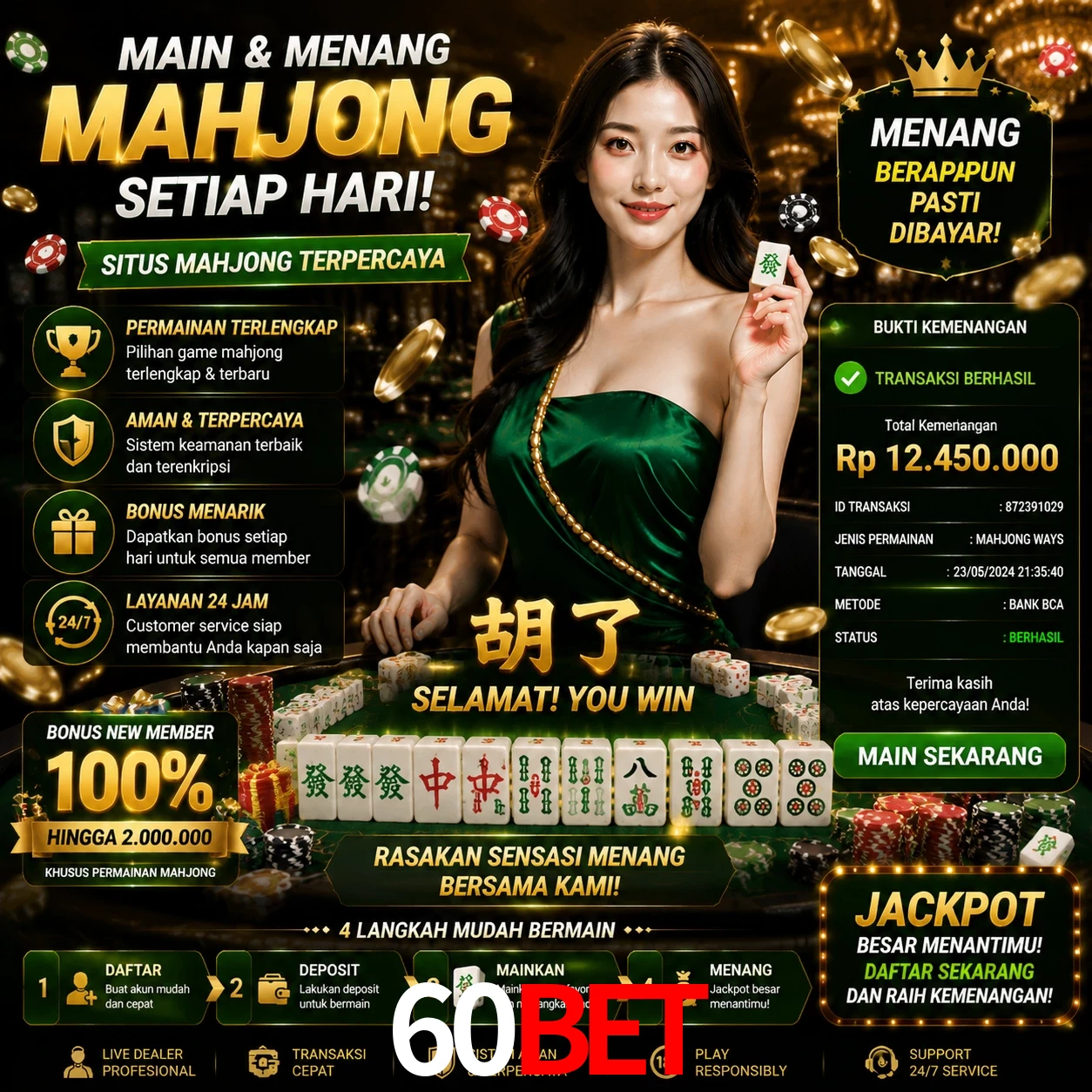 Ganhar e sacar na 60bet